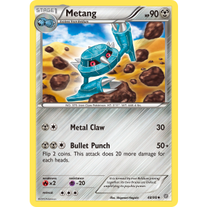 Metang 48/98 Pokemon TCG XY Ancient Origins