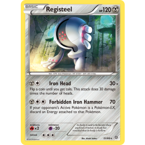 Registeel 51/98 Pokemon TCG XY Ancient Origins