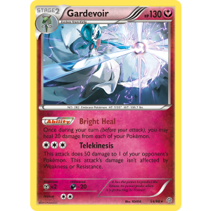 Rare Holo Gardevoir 54/98 Pokemon TCG XY Ancient Origins