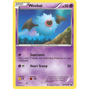 Woobat 50/108 Pokemon TCG Black & White Dark Explorers