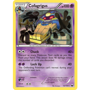 Cofagrigus 52/108 Pokemon TCG Black & White Dark Explorers