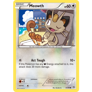 Meowth 61/98 Pokemon TCG XY Ancient Origins