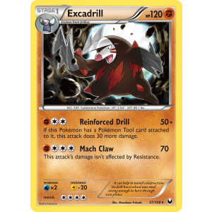 Excadrill 57/108 Pokemon TCG Black & White Dark Explorers