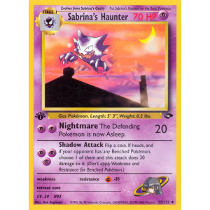 Sabrina's Haunter 55/132 Pokemon TCG Gym Gym Challenge