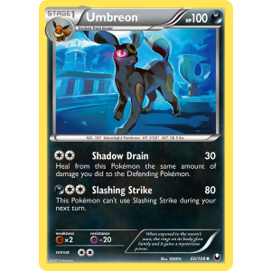 Umbreon 60/108 Pokemon TCG Black & White Dark Explorers