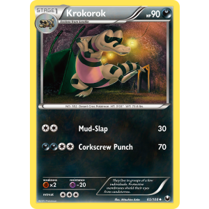 Krokorok 65/108 Pokemon TCG Black & White Dark Explorers