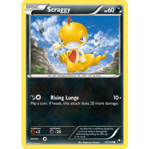 Scraggy 67/108 Pokemon TCG Black & White Dark Explorers