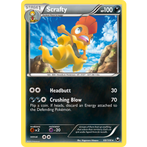 Scrafty 68/108 Pokemon TCG Black & White Dark Explorers