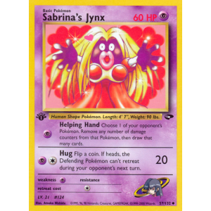 Sabrina's Jynx 57/132 Pokemon TCG Gym Gym Challenge