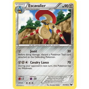 Escavalier 74/108 Pokemon TCG Black & White Dark Explorers