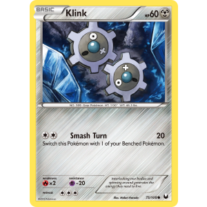 Klink 75/108 Pokemon TCG Black & White Dark Explorers