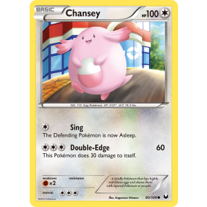 Chansey 80/108 Pokemon TCG Black & White Dark Explorers