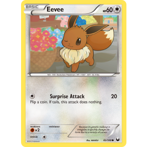 Eevee 83/108 Pokemon TCG Black & White Dark Explorers