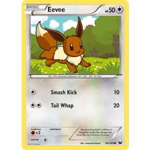 Eevee 84/108 Pokemon TCG Black & White Dark Explorers