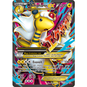 Rare Ultra M Ampharos-EX 88/98 Pokemon TCG XY Ancient Origins