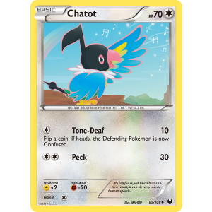 Chatot 85/108 Pokemon TCG Black & White Dark Explorers