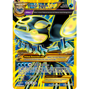 Rare Secret Primal Kyogre-EX 96/98 Pokemon TCG XY Ancient Origins