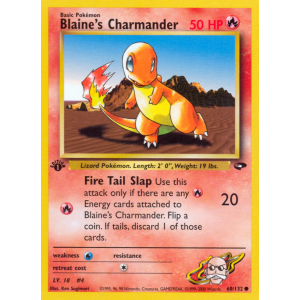 Blaine's Charmander 60/132 Pokemon TCG Gym Gym Challenge