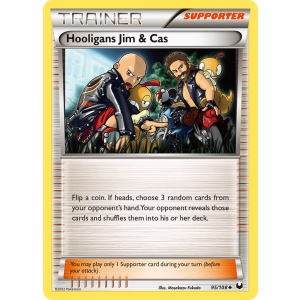 Hooligans Jim & Cas 95/108 Pokemon TCG Black & White Dark Explorers