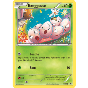 Exeggcute 1/108 Pokemon TCG XY Roaring Skies