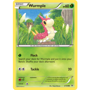 Wurmple 3/108 Pokemon TCG XY Roaring Skies