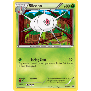 Silcoon 4/108 Pokemon TCG XY Roaring Skies