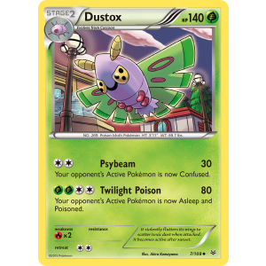 Dustox 7/108 Pokemon TCG XY Roaring Skies