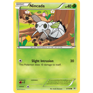 Nincada 9/108 Pokemon TCG XY Roaring Skies