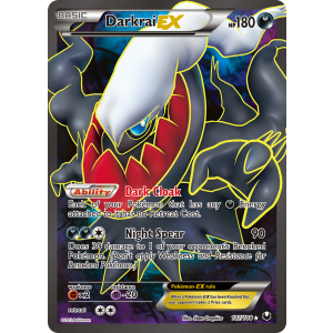 Rare Ultra Darkrai-EX 107/108 Pokemon TCG Black & White Dark Explorers