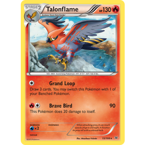 Talonflame 15/108 Pokemon TCG XY Roaring Skies