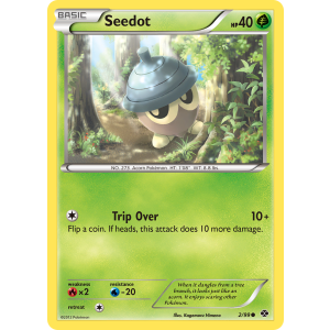 Seedot 2/99 Pokemon TCG Black & White Next Destinies