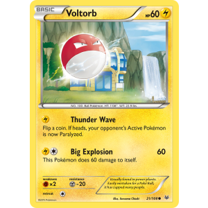 Voltorb 21/108 Pokemon TCG XY Roaring Skies