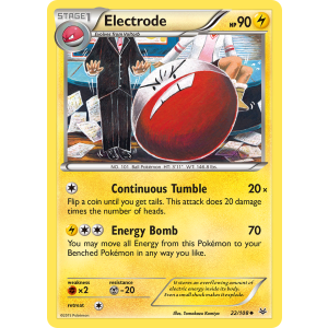 Electrode 22/108 Pokemon TCG XY Roaring Skies