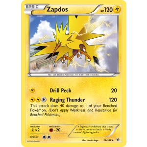 Zapdos 23/108 Pokemon TCG XY Roaring Skies