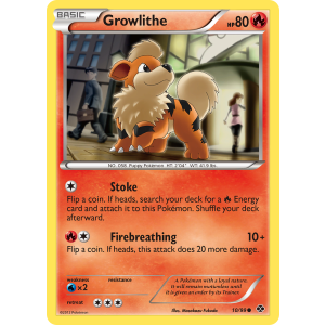 Growlithe 10/99 Pokemon TCG Black & White Next Destinies