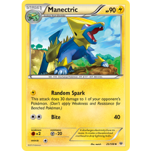 Manectric 25/108 Pokemon TCG XY Roaring Skies