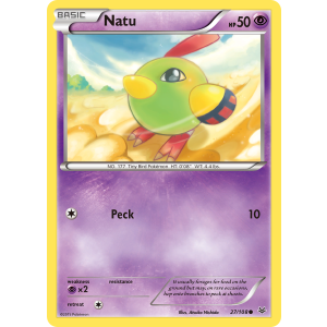 Natu 27/108 Pokemon TCG XY Roaring Skies