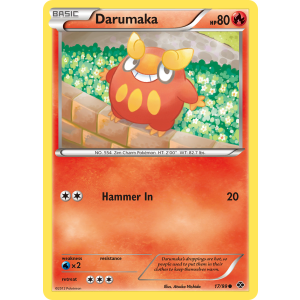 Darumaka 17/99 Pokemon TCG Black & White Next Destinies