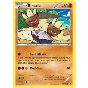 Binacle 38/108 Pokemon TCG XY Roaring Skies