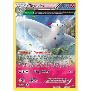 Rare Holo Togekiss 46/108 Pokemon TCG XY Roaring Skies