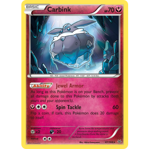 Carbink 47/108 Pokemon TCG XY Roaring Skies