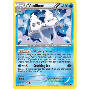 Rare Holo Vanilluxe 33/99 Pokemon TCG Black & White Next Destinies