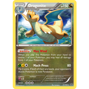 Dragonite 51/108 Pokemon TCG XY Roaring Skies