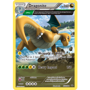 Rare Holo Dragonite 52/108 Pokemon TCG XY Roaring Skies