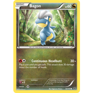 Bagon 54/108 Pokemon TCG XY Roaring Skies