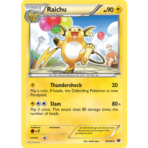 Raichu 40/99 Pokemon TCG Black & White Next Destinies