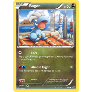 Bagon 55/108 Pokemon TCG XY Roaring Skies