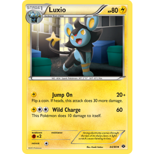 Luxio 44/99 Pokemon TCG Black & White Next Destinies