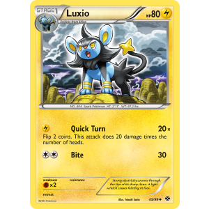 Luxio 45/99 Pokemon TCG Black & White Next Destinies