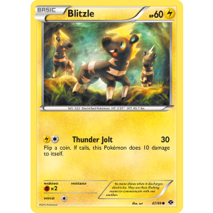 Blitzle 47/99 Pokemon TCG Black & White Next Destinies